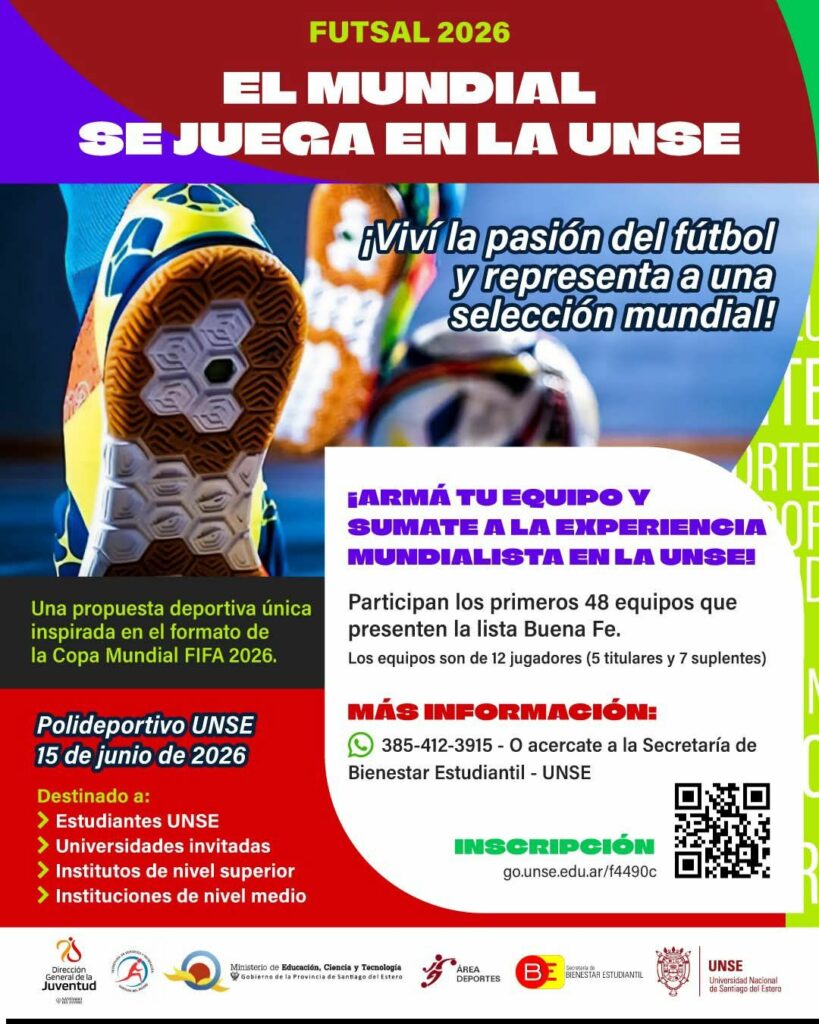 ¡El mundial se juega en la UNSE!